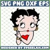 Betty Boop Face SVG PNG DXF EPS 1