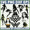 Black Wonder Woman SVG PNG DXF EPS 1