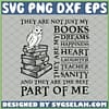 Harry Potter Owl Book Dreams Heart Teacher Part Of Me SVG PNG DXF EPS 1