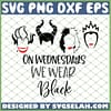 Hocus Pocus On Wednesdays We Wear Black SVG PNG DXF EPS 1