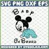 Mickey Baby On Board SVG PNG DXF EPS 1