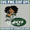 New York Jets Girl SVG PNG DXF EPS 1