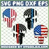 Punisher Flag SVG PNG DXF EPS 1