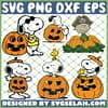 Snoopy Pumpkin Halloween SVG PNG DXF EPS 1
