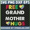 Free Grandmother Hugs Rainbow Pride Lgbt SVG PNG DXF EPS 1