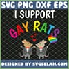 I Support Gay Rats Wedding Pride Celebration Lgbt Rights Queer SVG PNG DXF EPS 1