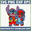 Baby Deadpool And Stitch Costume Best Friends Costume SVG PNG DXF EPS 1