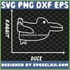 Duck Rabbit Graph Fun Math Teacher Easter SVG PNG DXF EPS 1