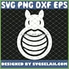 Easter Bunny Monogram Egg SVG PNG DXF EPS 1