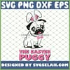 Easter Puggy Cute Dog Pug Funny Easter SVG PNG DXF EPS 1