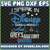 I Speak In Disney Song Lyrics GreyS Anatomy Quote SVG PNG DXF EPS 1