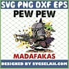 Starwars Boba Fett Baby Yoda And The Mandalorian Pew Pew Madafakas SVG PNG DXF EPS 1