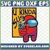 Gangster Among Us Gun Kill U Kinda Sus SVG PNG DXF EPS 1
