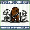 Lovely Imposter Chewbacca And Storm Troopers Starwars Among Us SVG PNG DXF EPS 1