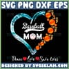 Baseball Mom Heart Svg Peace Love Save Lives Distressed Baseball Mom Svg Files 1
