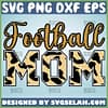 Cheetah Print Football Mom Shirt Svg 1