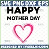Happy Mother Day Svg Scribble Heart Svg Sketch Heart Svg 1 