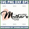 Happy MotherS Day Love Shirt Svg Pink Heart Svg 1 