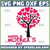 Happy MotherS Day Tree Love Svg Heart Tree Svg Tree With Hearts As Leaves Svg 1 