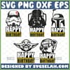 Star Wars Happy Birthday Svg Bundle 1 
