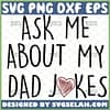 ask me about my dad jokes svg fathers day funny svg scribble heart svg 1 
