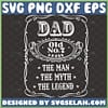 jack daniels fathers day svg the man the myth the whiskey legend 1 