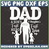 proud dad of twins svg a sons first hero a daughters first love svg fathers day svg