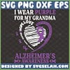 i wear purple for my grandma alzheimers awareness svg heart svg ribbon svg dementia care gifts