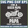 im a biker papa just like a normal papa except much cooler svg fathers day gifts for motorcycle lovers