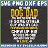 my dear dog dad you are the the best dad svg