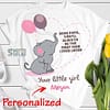 personalized dear papa you will always be the first man i ever loved svg elephant onesie baby girl svg