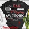 personalized our dad is flipping awesome svg grilling apron gifts for dad and grandpa fathers day svg