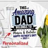 personalized this amazing dad belongs to kids name happy fathers day 2021 svg gifts for dad from son daughter