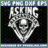asking alexandria svg silhouette skull logo