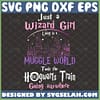 just a wizard girl living in a muggle world svg took the hogwarts train going anywhere harry potter inspired