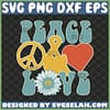 peace and love svg hippie sunflower svg