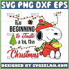 its beginning to taste a lot like christmas snoopy svg