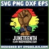 juneteenth is my independence day svg blm svg