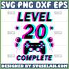 level 20 complete svg