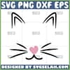 cat face kitty svg cute cat svg