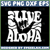 live aloha shaka svg