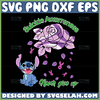 stitch suicide awareness never give up svg