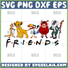 lion king character friends theme svg