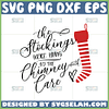 the stockings were hung by the chimney with care svg
