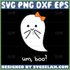 ghost with bow svg cute ghost svg