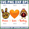 peace love turkey svg