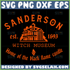 sanderson witch museum svg home of the black flame candle svg