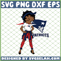 Betty Boop New England Patriots NFL Logo Teams Football SVG PNG DXF EPS 1