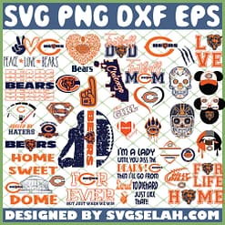Chicago Bears NFL SVG Bundle 1
