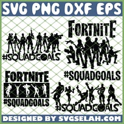 Fortnite Squadgoals Bundle SVG PNG DXF EPS 1